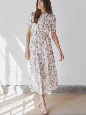 New Christy Dawn Elle Alabaster Garden Silk